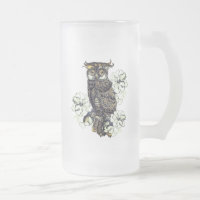 Orchidées vertes de Chouette dorée