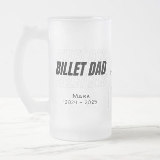 Chope Givrée Papa De Billet Personnalisé Avec Citation Sentimen
