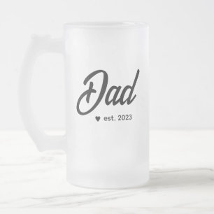 Chope Givrée Papa Lettres simples   Cadeau papa