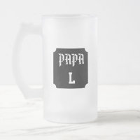 Papa Monogramme personnalisable