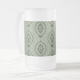 Chope Givrée Papier peint baroque en vert