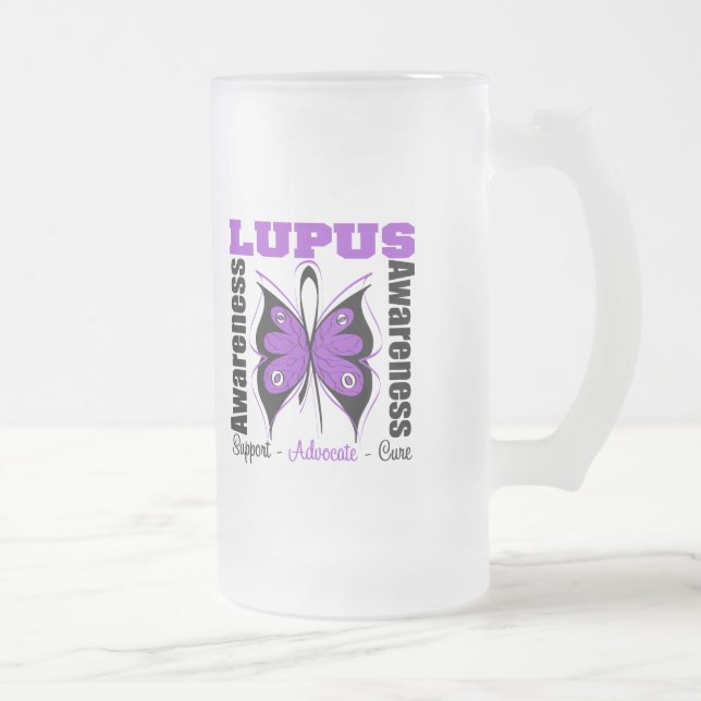 Chope Givrée Papillon de conscience de lupus (Droit)