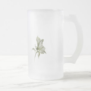 Chope Givrée Papillon vert muqueuse blanche florale gelée