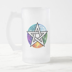Chope Givrée pentagramme du Wiccan
