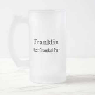 Chope Givrée Personalised Best Grandad Ever Monogrammed 