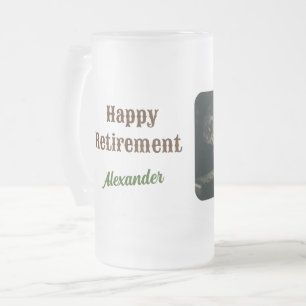 Chope Givrée Photo personnalisée Cadeaux de retraite militaire