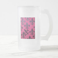 Pink Fleur De Lis