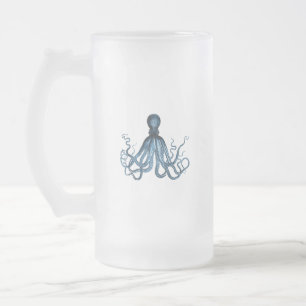 Chope Givrée Plage côtière marine d'Octopus kraken bleu océa