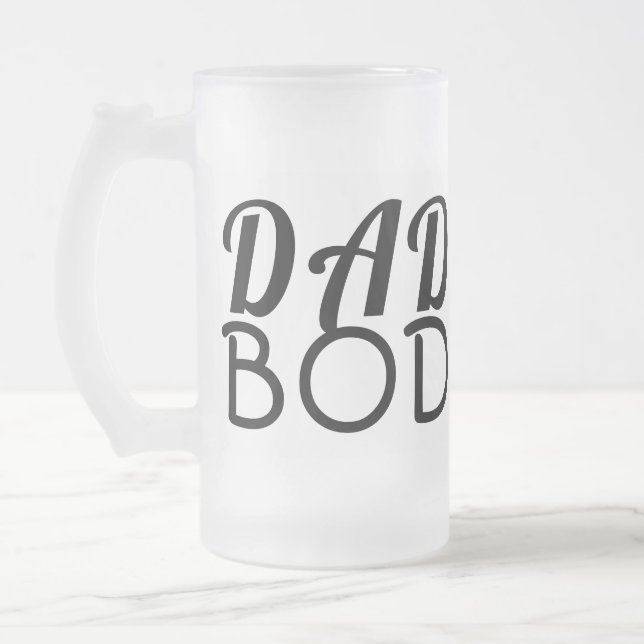 Chope Givrée Premium Fun "DAD BOD"Y fête des pères Original (Gauche)