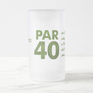 Chope Givrée Quarantième fête d'anniversaire de golfeurs