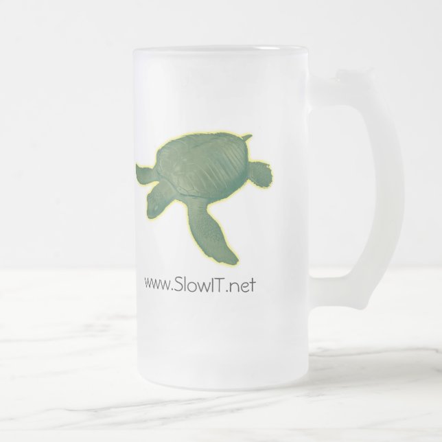 Chope Givrée Ralentissez-LE drinkware (Droit)