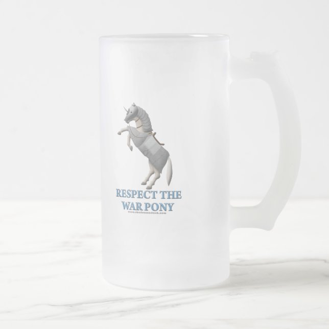Chope Givrée Respectez le poney de guerre (Droit)