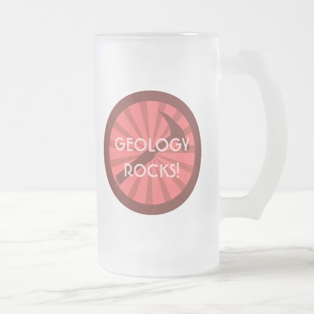 Chope Givrée Roches de géologie ! Insigne de marteau (Droit)