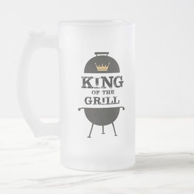 Chope Givrée Roi Du Grill, Couronne D'Or Noir (Gauche)