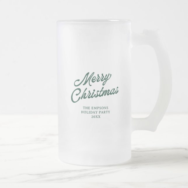 Chope Givrée Santa “Bottoms Up” Funny Holiday Party Gift (Droit)