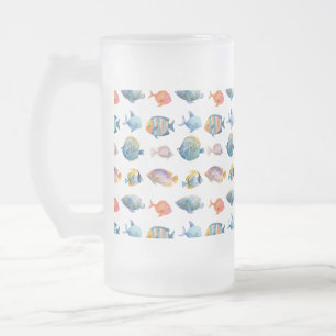 Chope Givrée Sous le Motif marin du poisson nautique