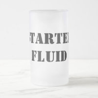 Starter Fluid Drôle Typographie