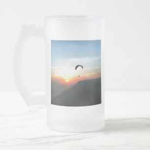 Chope Givrée Sunset Paraglide Wanderlust Extreme Sports Art