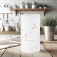 Symbole moderne Zodiaque Scorpie Or | Eau de l'élé