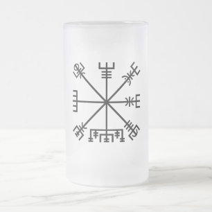 Chope Givrée Symbole Viking Vegvisir