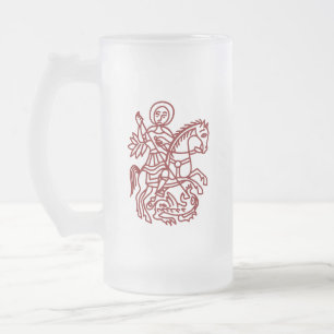 Chope Givrée Tatouage du dragon de Saint-Georges et croix de Jé