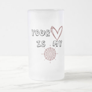 Chope Givrée Ton coeur est mon boussole