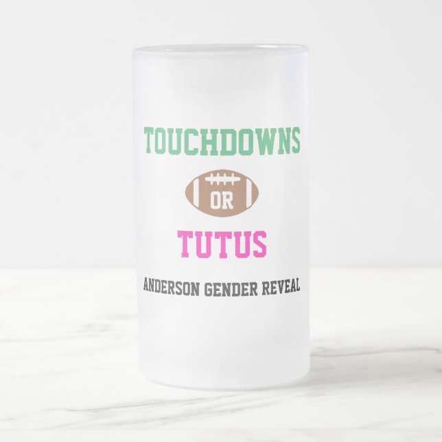 Chope Givrée Touchdowns ou Tutus Genre Reveal (Centre)