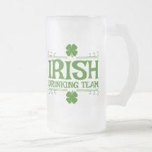 Trèfle d'équipe de buveurs irlandais