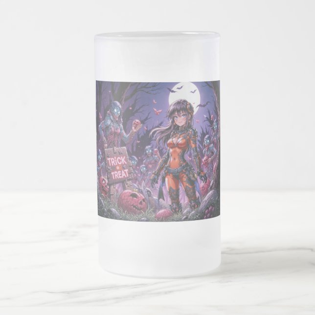 Chope Givrée Trick ou traiter Halloween Zombies distribuer le c (Centre)