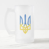 Trident ukrainien polygonal faible