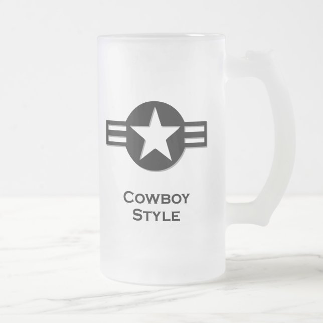Chope Givrée USA Cowboy Style noir (Droit)