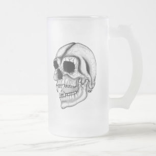 Chope Givrée Vampir crâne noir et blanc