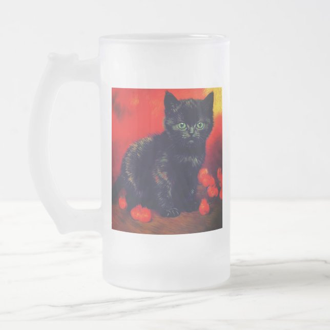 Chope Givrée Van Gogh Black Kitten (Gauche)