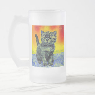 Chope Givrée Van Gogh Style Chat Sunset Beach