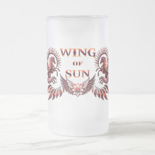 Chope Givrée Verre à bière Wing of Sun