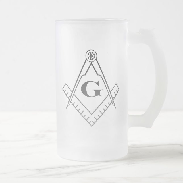 Chope Givrée Verre de bière de carré et de boussole (Droit)