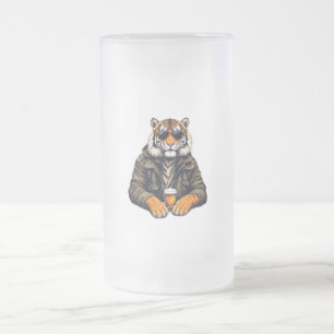 Chope Givrée Verre de bière de tigre cool - Unique Design anima