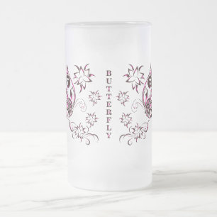 Chope Givrée Verre de bière papillon