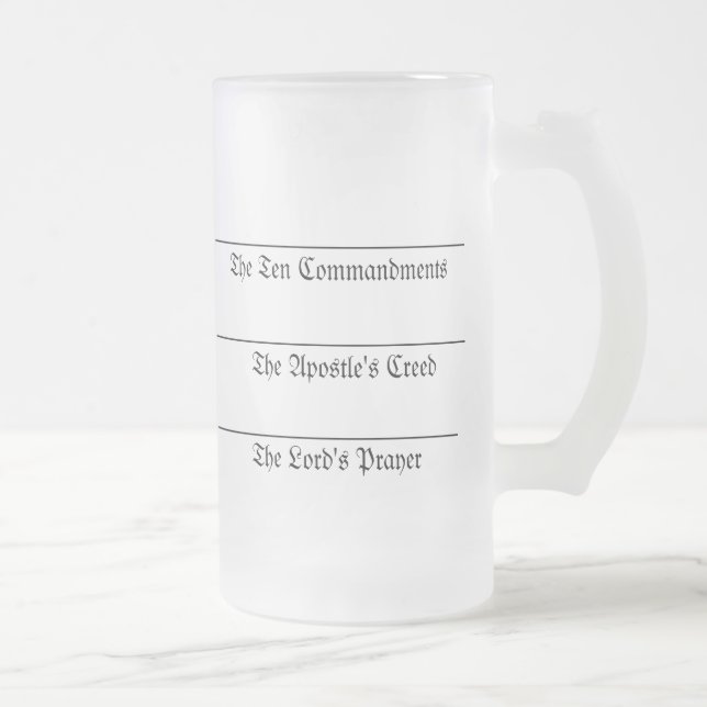 Chope Givrée Verre de boissons de Martin Luther (Droit)