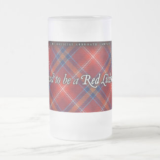 Chope Givrée Verre givré Stein - fier d'être un Lichtie rouge !