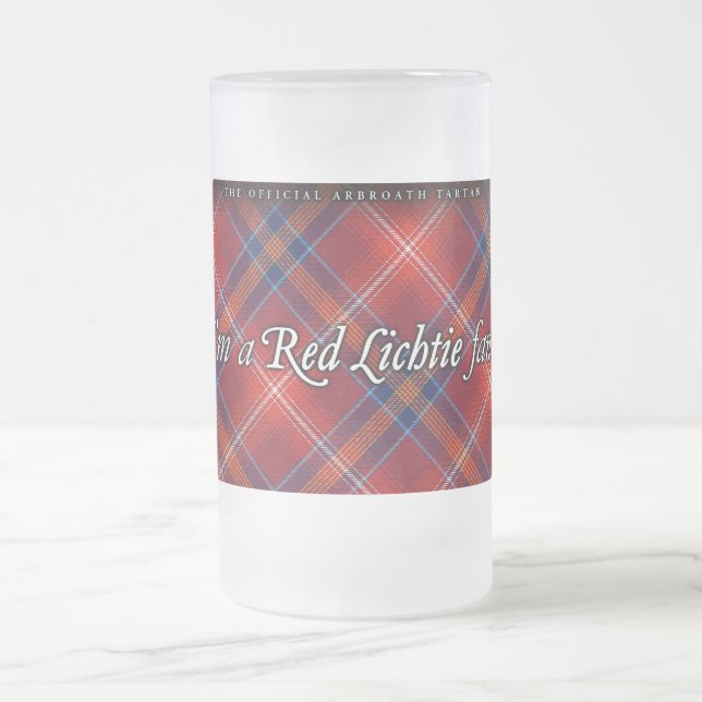 Chope Givrée Verre givré Stein - je suis un fan rouge de (Centre)
