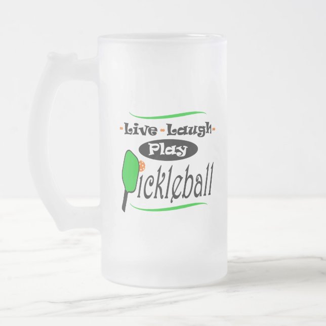 Chope Givrée Vivent le jeu Pickleball de rire (Gauche)