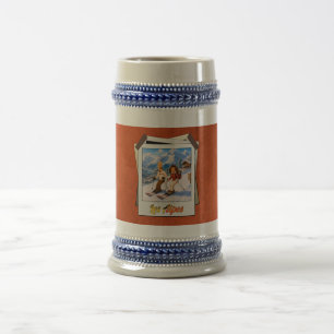 Chope ou mug Alpes Kek et Ina - effet liège