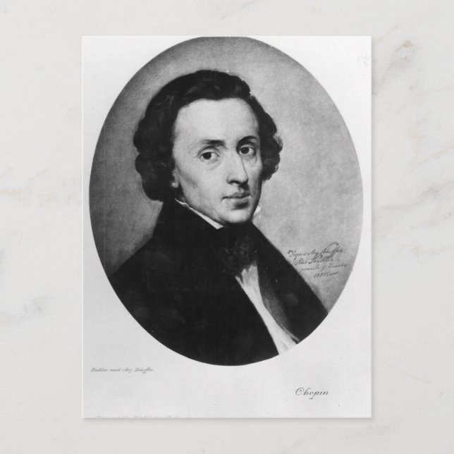 Chopin, 1858 postkarte (Vorderseite)