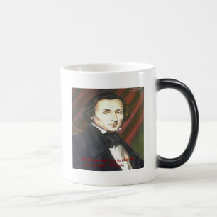 Chopin - Wie man zitiert - Geschenkkarten und T-Sh Verwandlungstasse