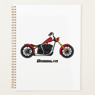 Chopper-Art Motorrad-Abbildung Planer