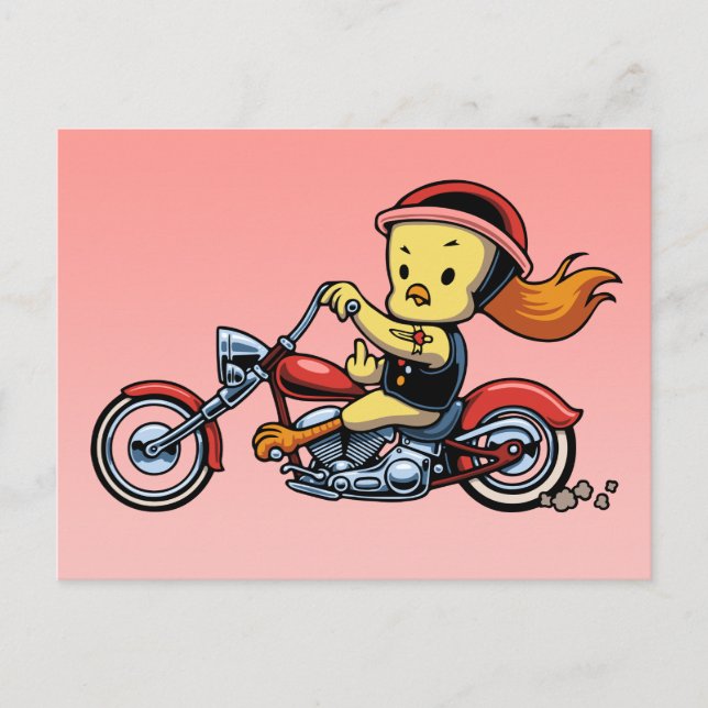 Chopper Chick-notx Postkarte (Vorderseite)