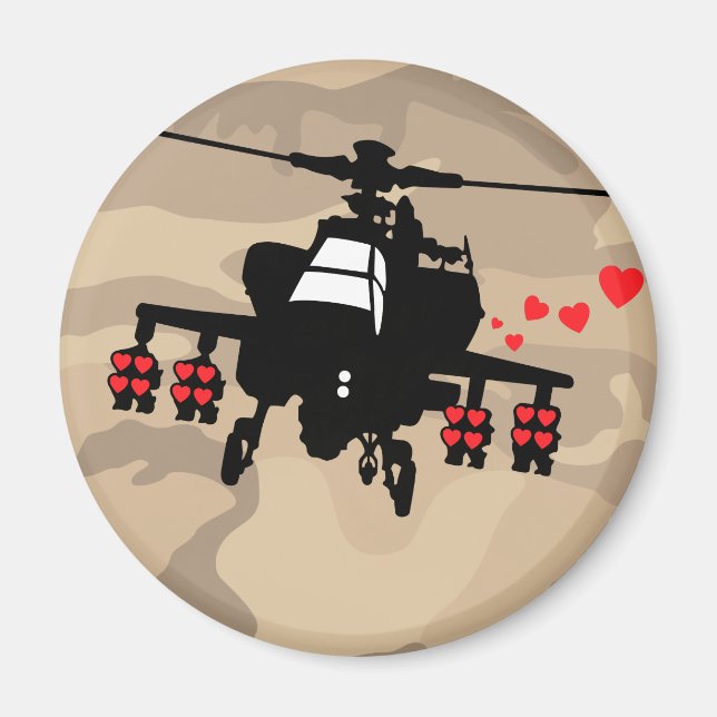 Chopper der Liebe-Maschine Magnet (Vorne)