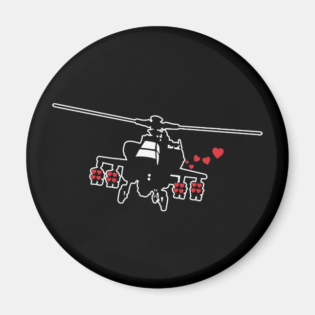 Chopper der Liebe-Maschine Magnet (Vorne)