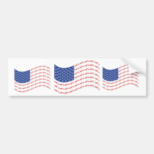 Chopper-Flag Autoaufkleber